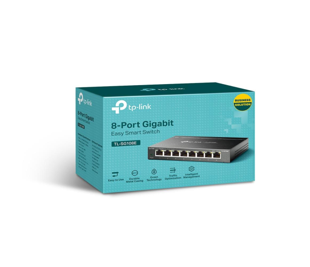 TP-LINK TL-SG108E 8x1GbE Smart - 222170 - zdjęcie 3